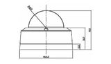  Camera bán cầu HIP-HV224V5 