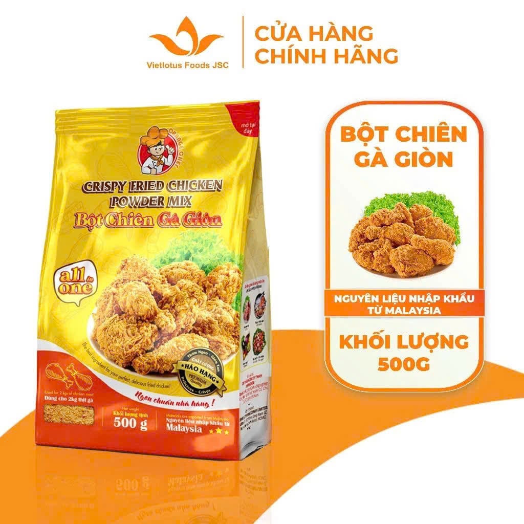 Bột chiên gà giòn All in one – Orange Chef