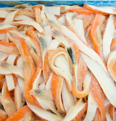 Lườn cá hồi 1/3-15kg (Bán nguyên liệu chưa ra vỉ)