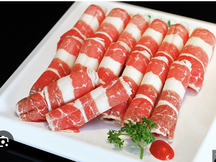 Ba chỉ bò cuộn