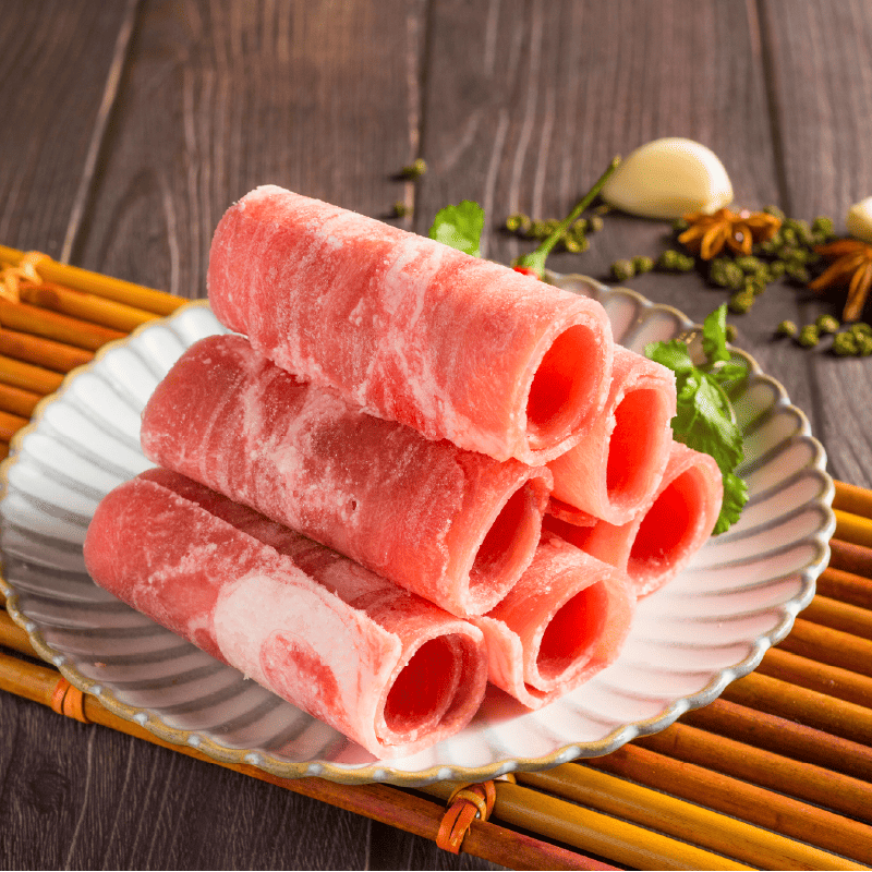 Ba chỉ bò cuộn