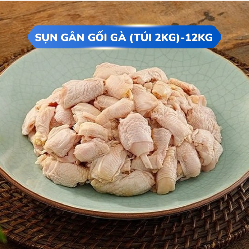 Sụn gân gối gà (túi 2kg)-12kg