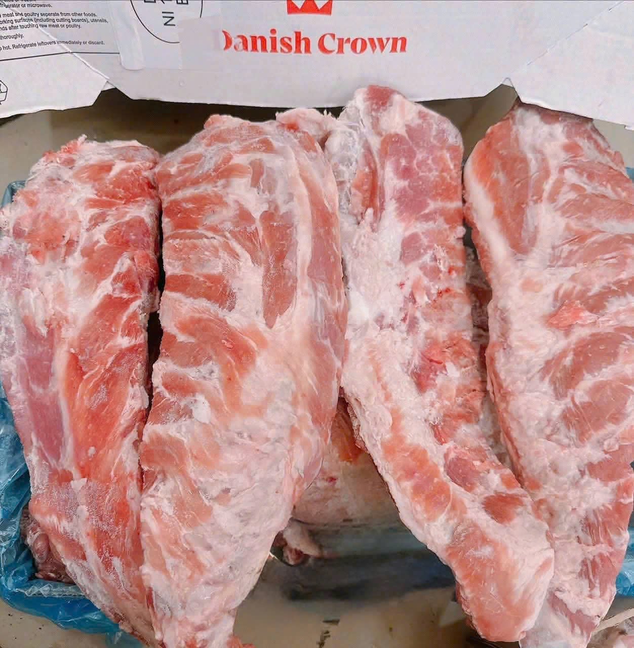 Sườn bẹ heo Danish Crow (cắt ngắn)_10kg