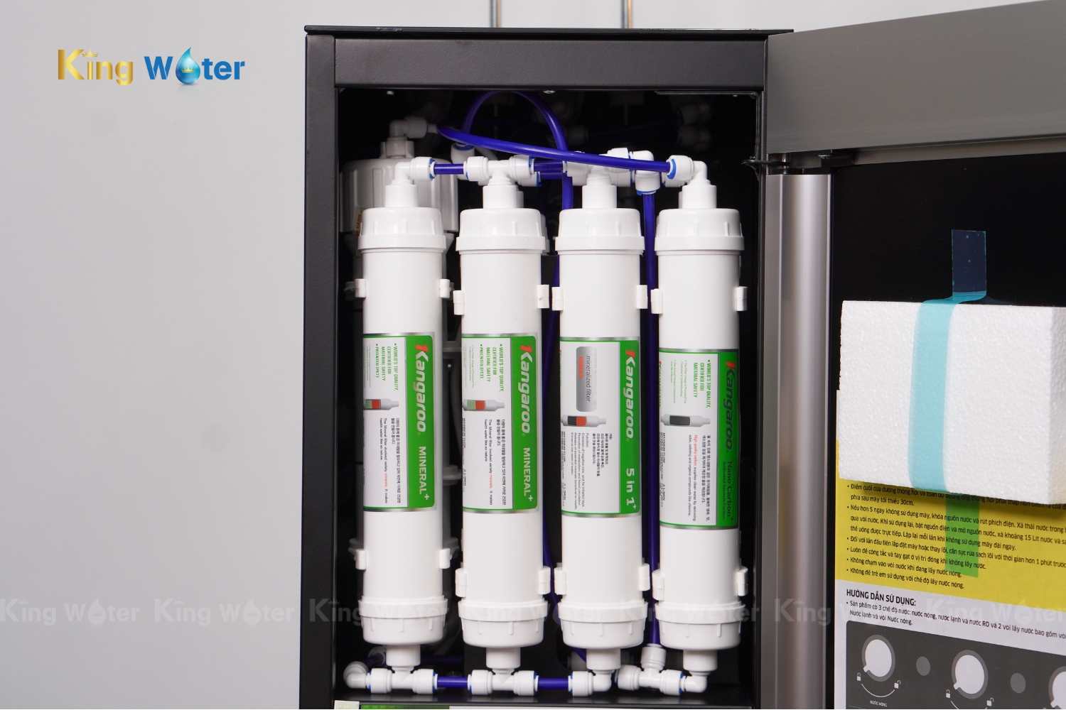 Máy Lọc Nước RO Nóng Lạnh Hydrogen Kangaroo Sumire KG11A16 | Tủ Đứng 11 Lõi