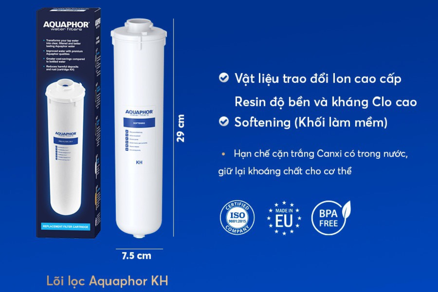 Máy Lọc Nước Aquaphor Crystal H6 | Để Gầm 03 Lõi Nano