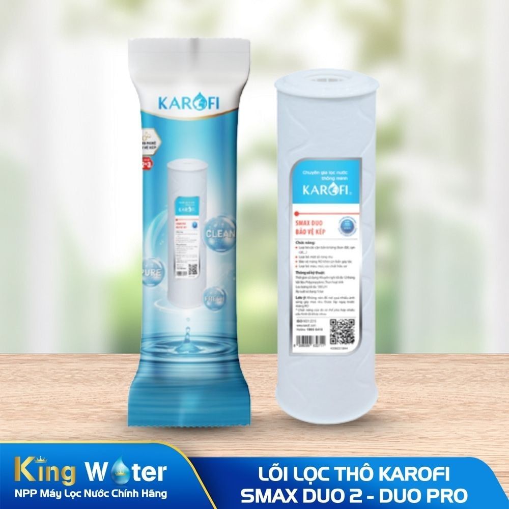 Lõi Lọc Thô Số 1,2 Karofi Smax Duo  2 (New) | Duo Pro