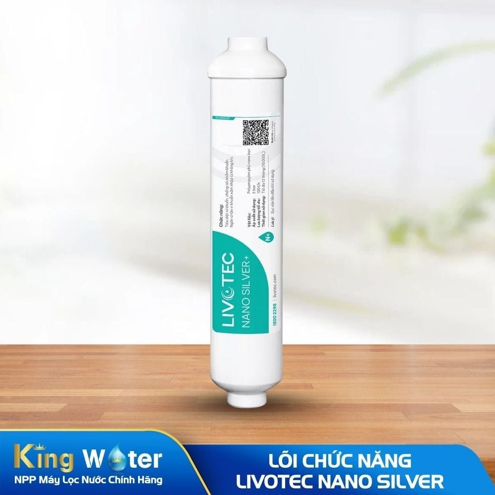 Lõi Chức Năng Livotec - Lõi Nano Silver (Diệt Khuẩn)