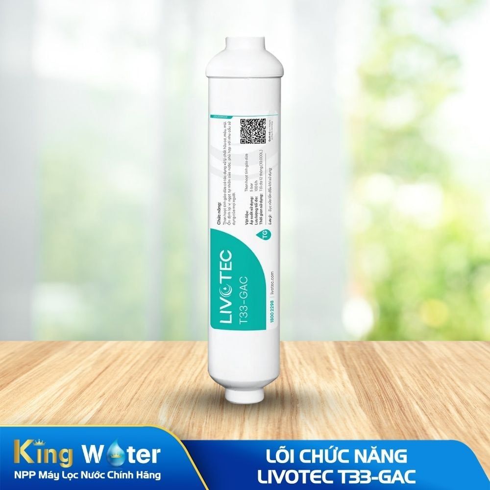 Lõi Chức Năng Livotec Số 5 - Lõi T33-GAC (Carbon)