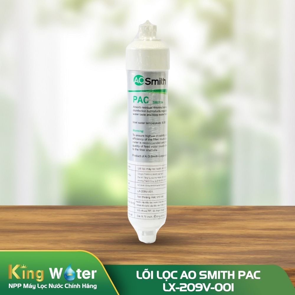 Lõi lọc AO Smith PAC | LX-209V-001