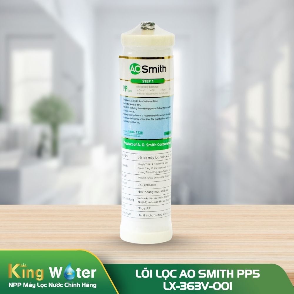 Lõi lọc số 1 AO Smith PP5 | LX-363V-001