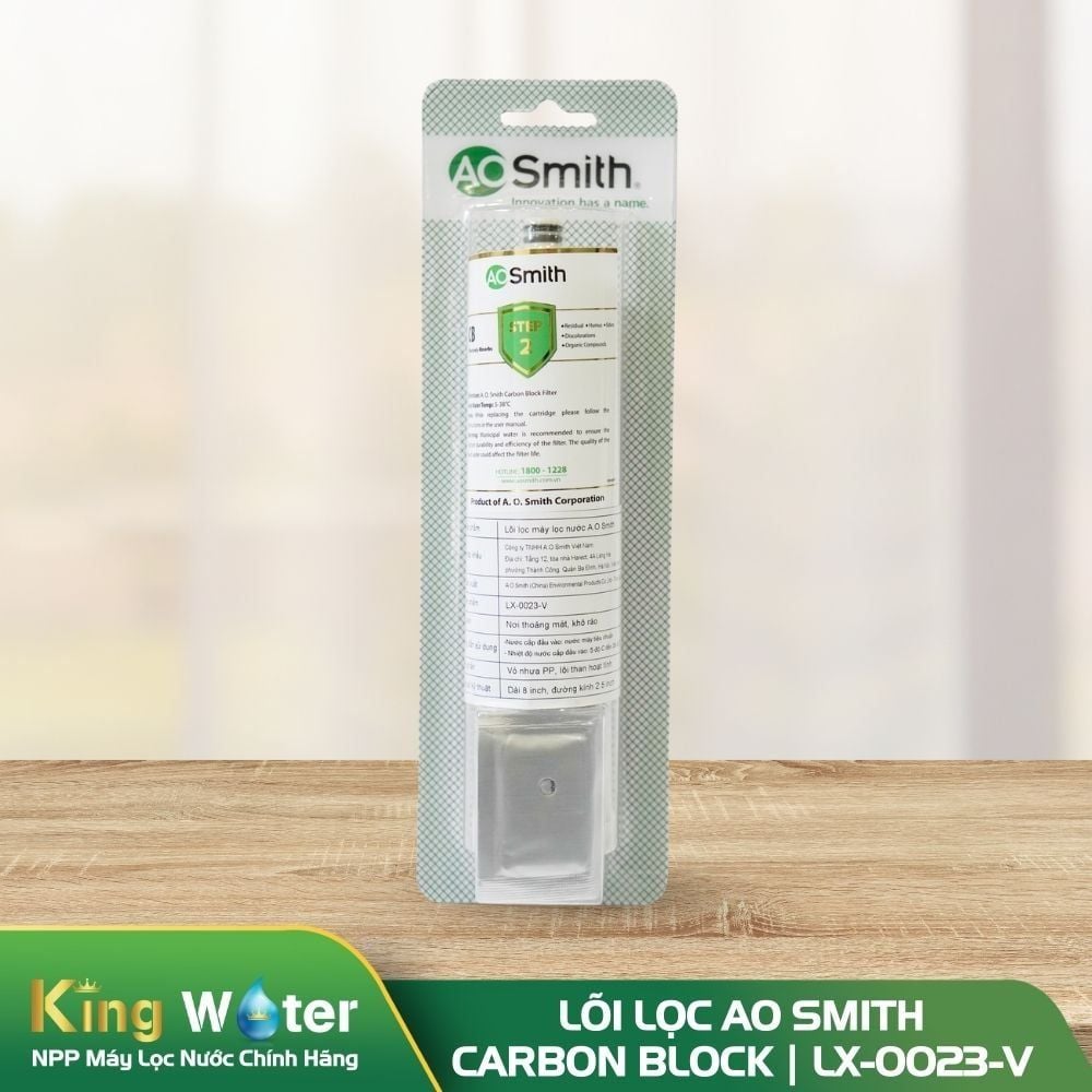 Lõi lọc số 4 Ao Smith Carbon Block | LX-0023-V