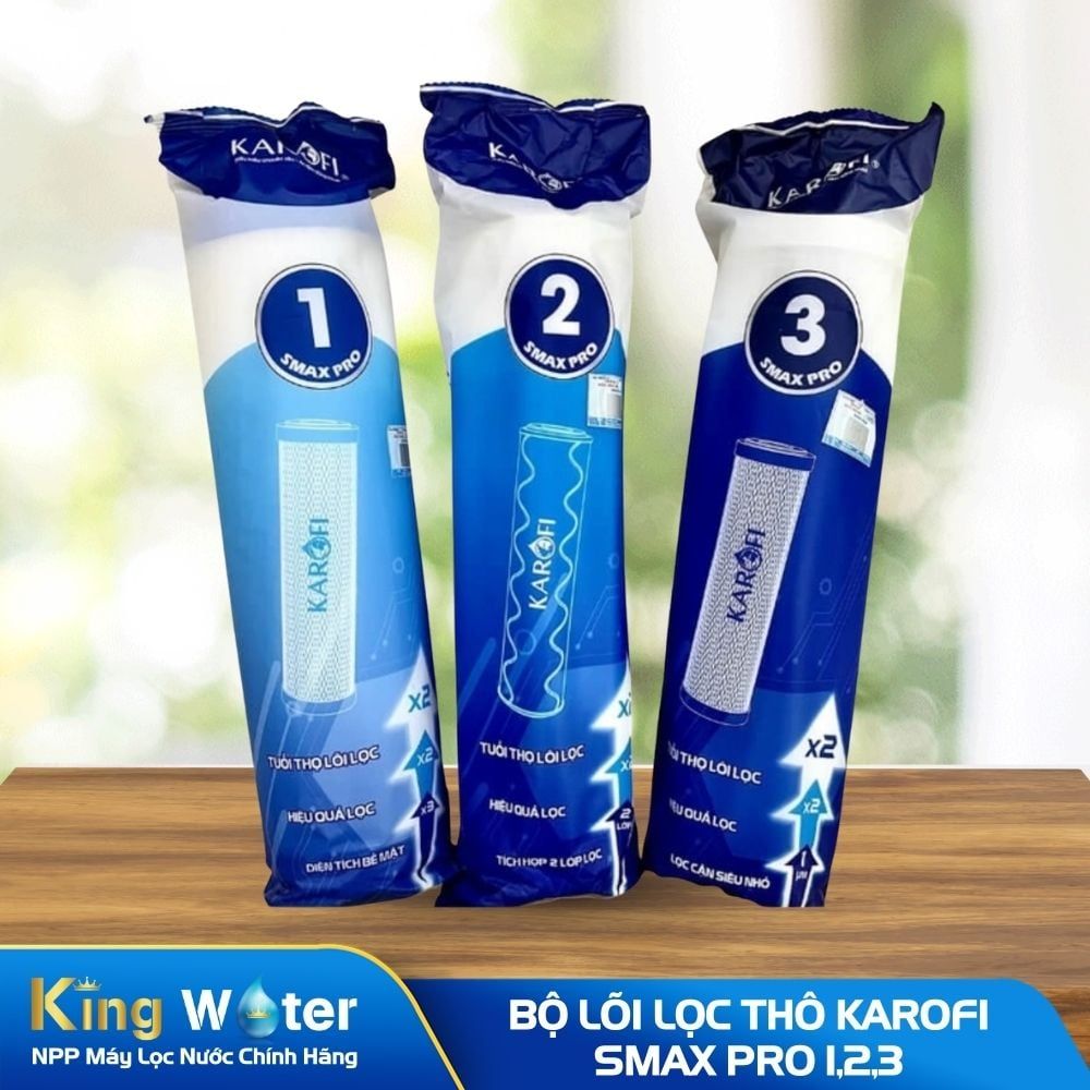 Bộ Lõi Lọc Thô Karofi Smax Pro 1,2,3