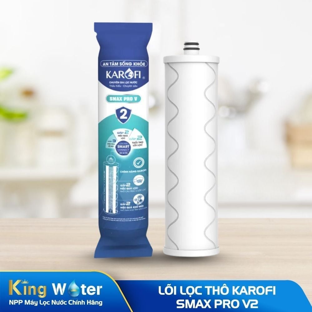 Lõi Lọc Thô Số 2 Karofi Smax Pro V2 | Vi Lọc + Than hoạt tính