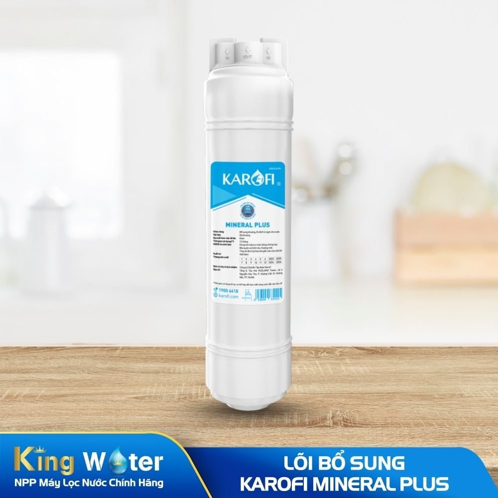 Lõi Bổ Sung Karofi - Lõi Mineral Plus Tháo Lắp Nhanh