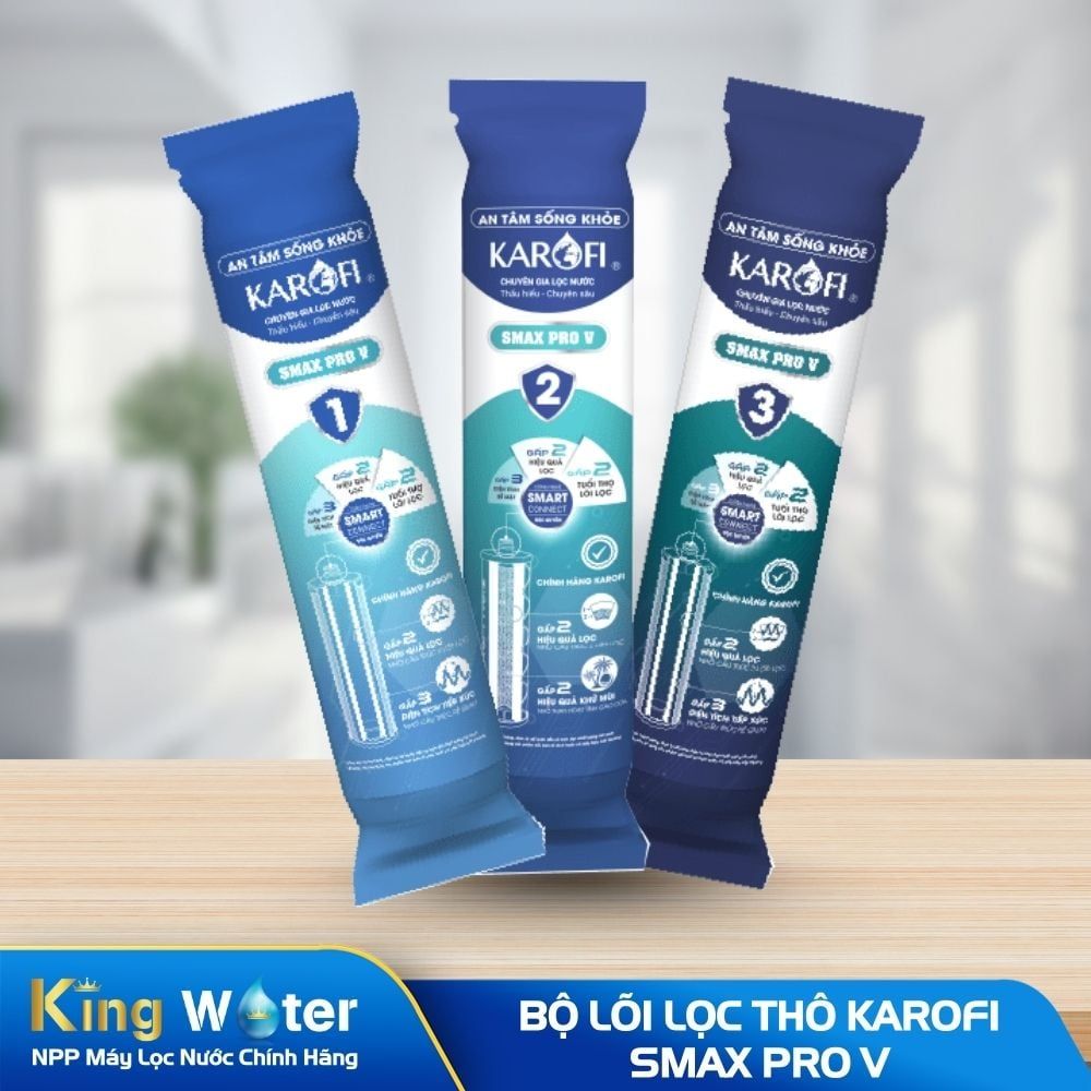 Bộ Lõi Lọc Thô Karofi Smax Pro V 1,2,3