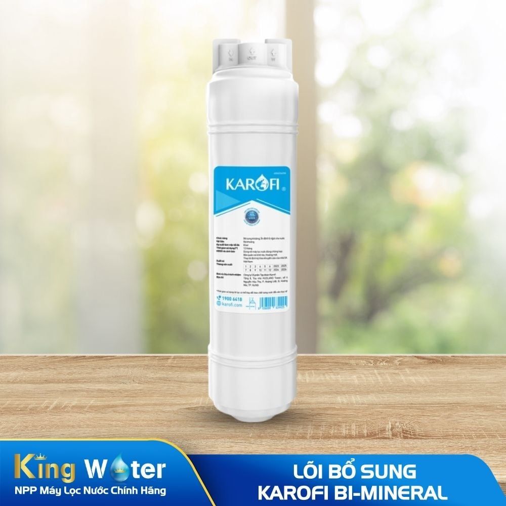 Lõi Bổ Sung Karofi - Lõi Bi-Mineral Tháo Lắp Nhanh