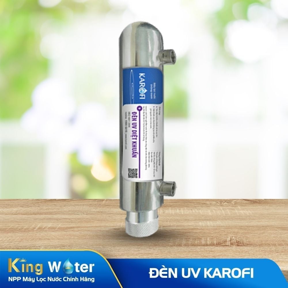 Bộ Đèn UV Karofi (Gồm: Bóng Đèn, Ống Thạch Anh, Vỏ inox, Bộ Nguồn)