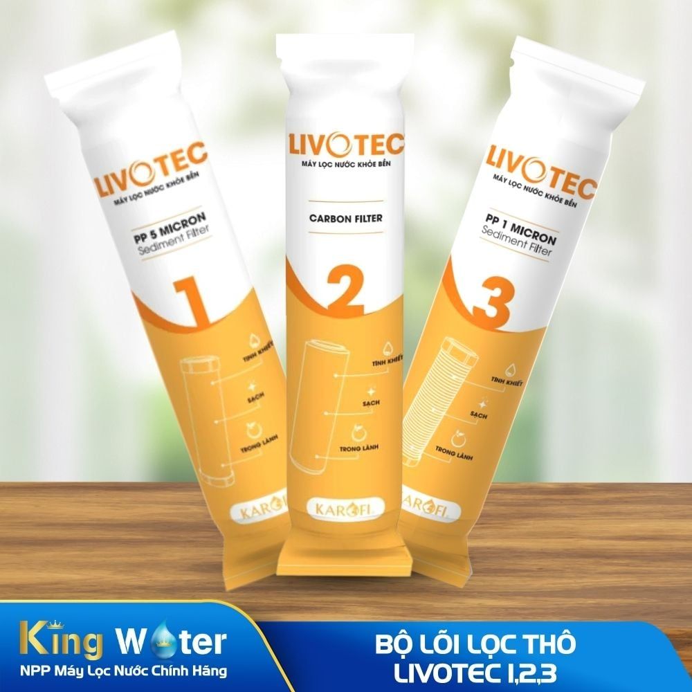 Bộ Lõi Lọc Thô Dòng Livotec 1,2,3