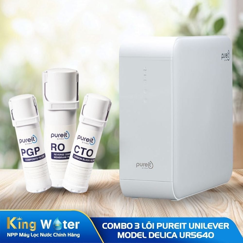 Combo 3 Lõi Lọc (PGP, RO, CTO) | Dùng Cho Máy Unilever Pureit Delica UR5640
