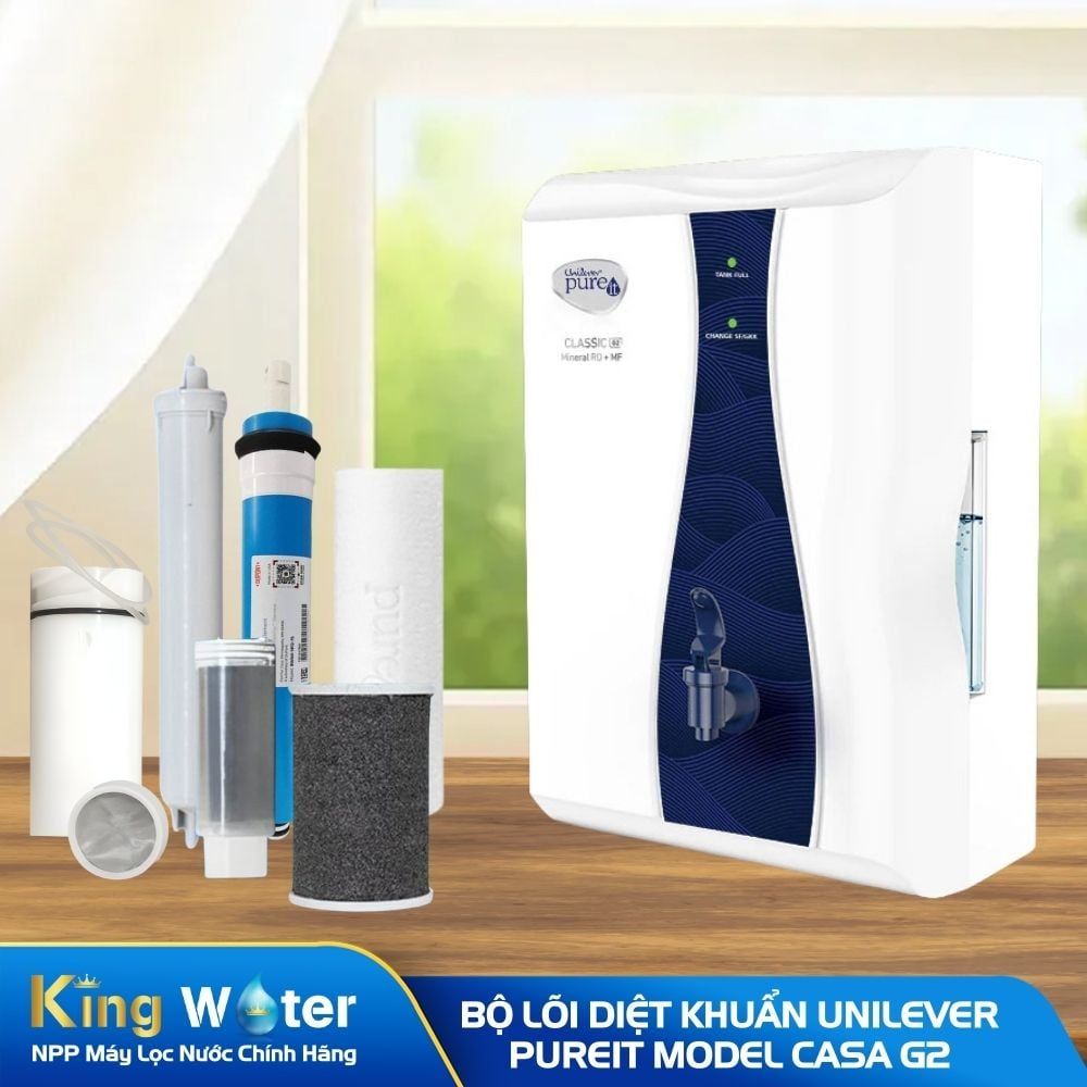Bộ Lõi Lọc Diệt Khuẩn | Dùng Cho Máy Unilever Casa G2