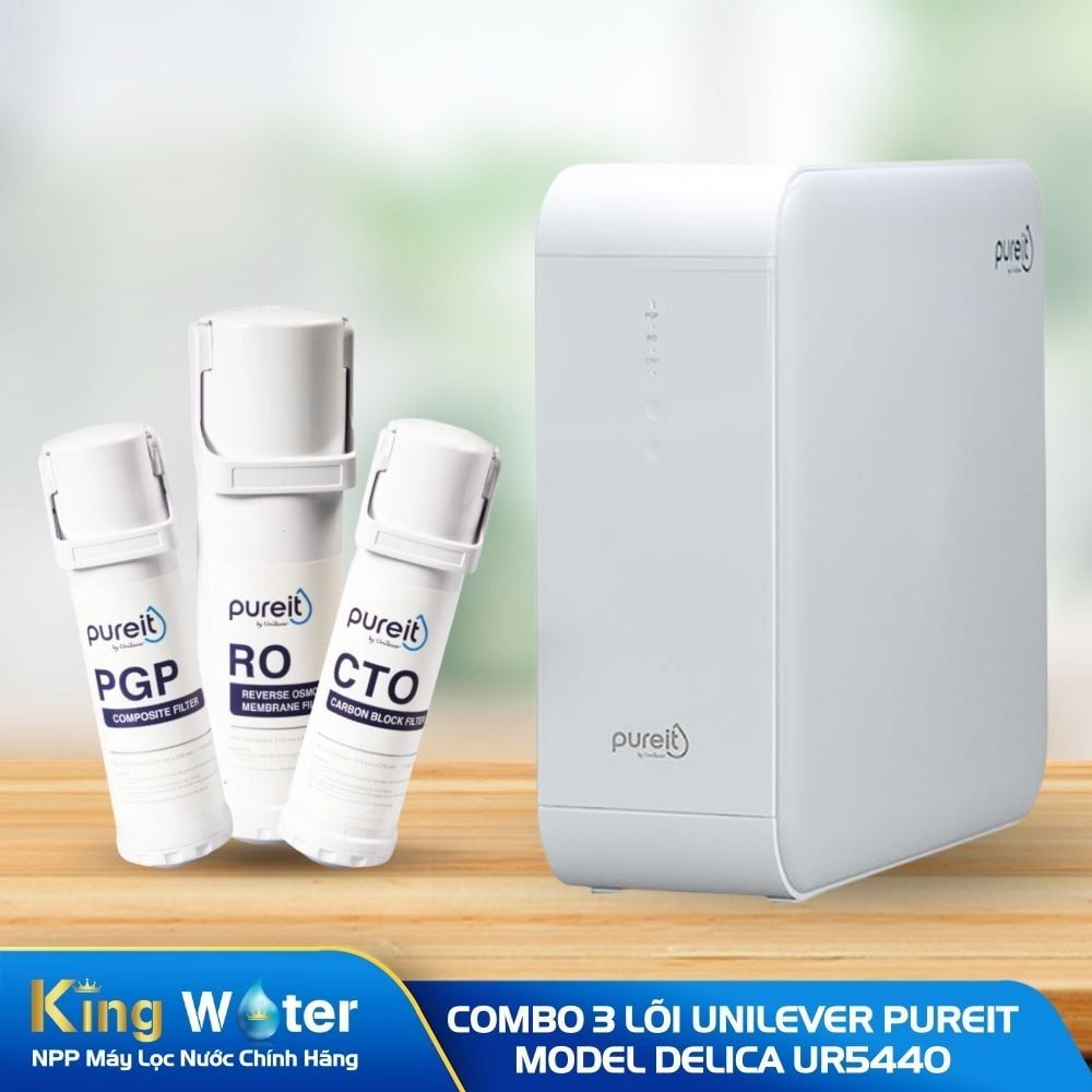 Combo 3 Lõi Lọc (PGP, RO, CTO) | Dùng Cho Máy Unilever Pureit Delica UR5440