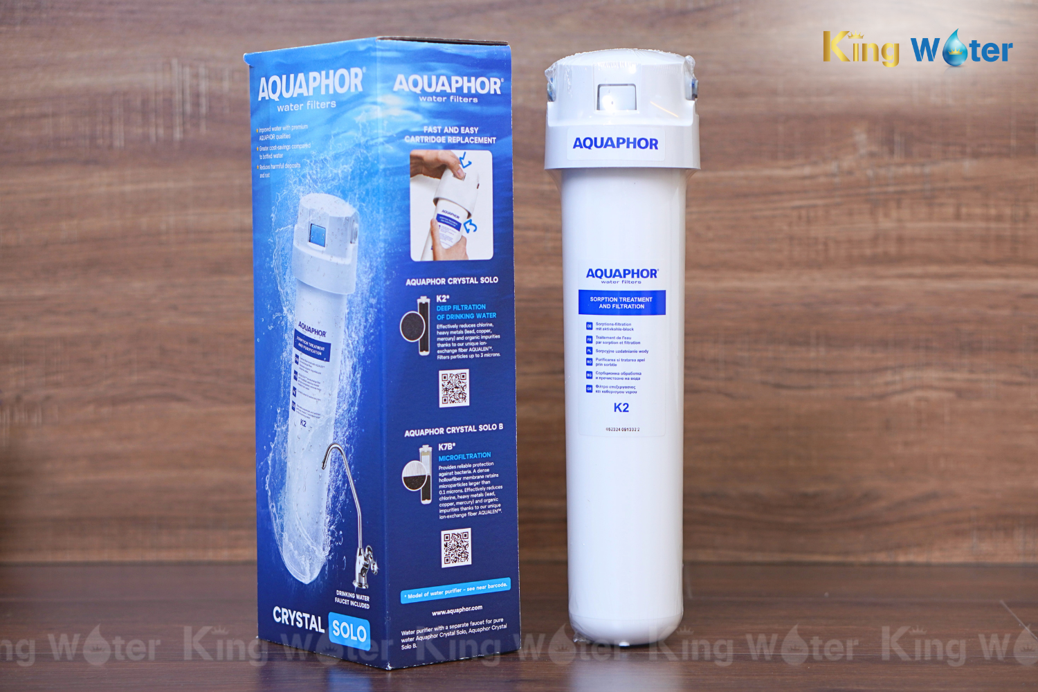 Máy Lọc Nước Aquaphor Crystal Solo | Để Gầm 01 Lõi Nano
