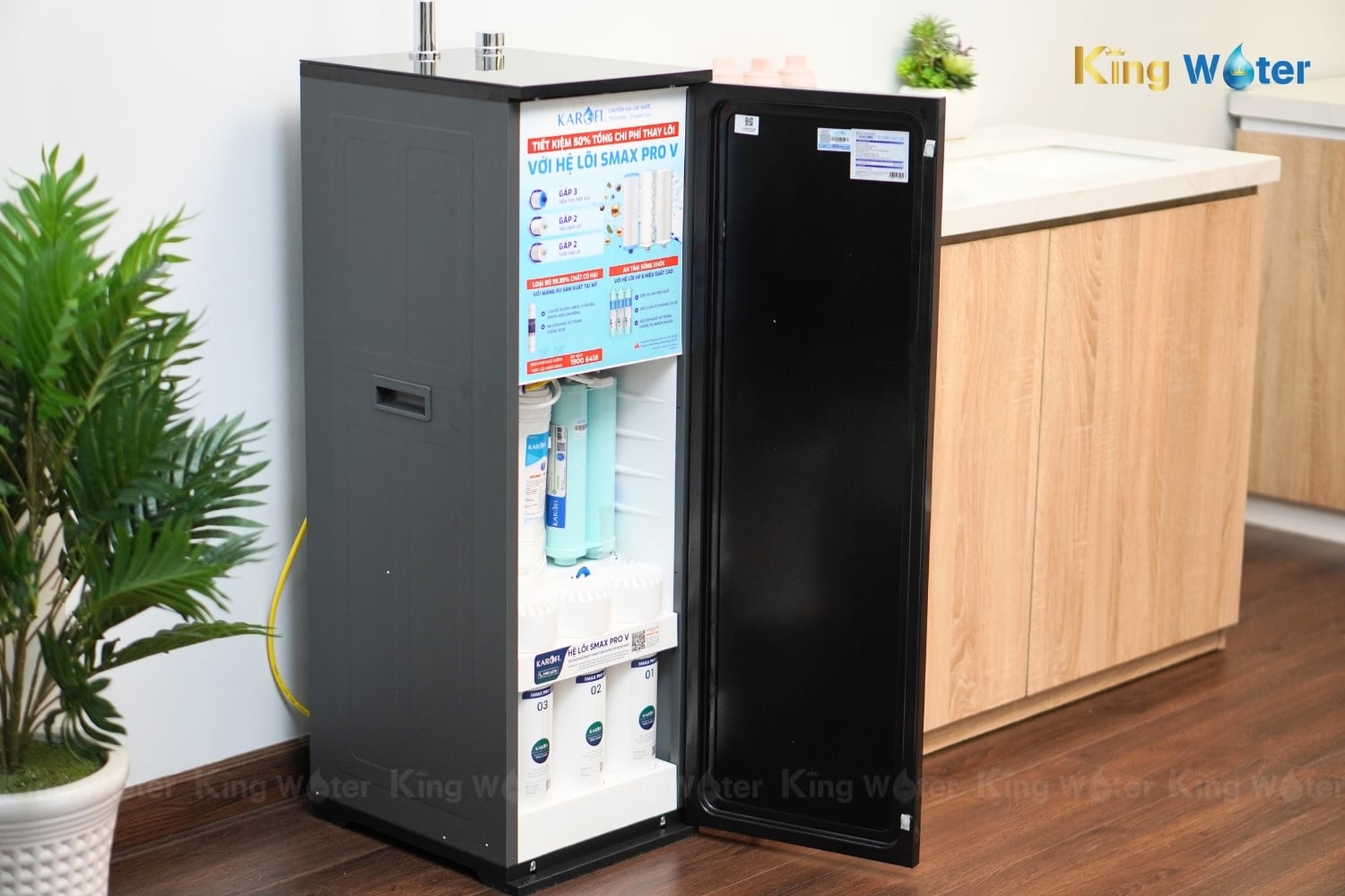 Máy lọc nước RO 11 lõi Karofi KAQ-D36S