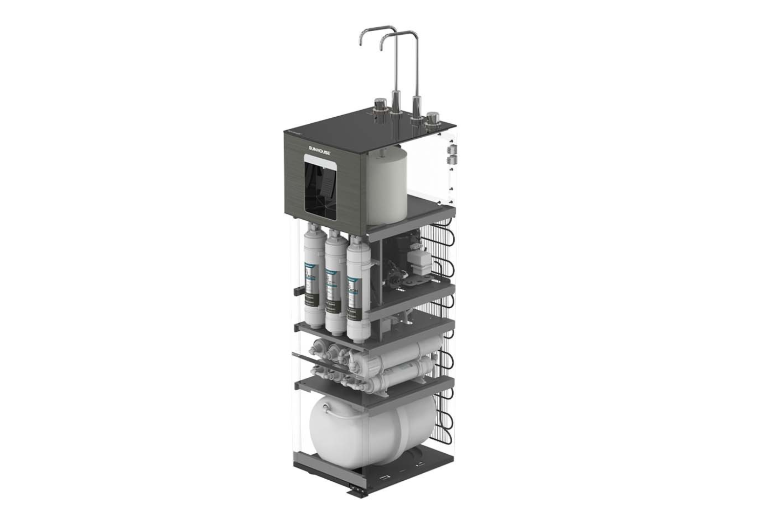 Máy Lọc Nước RO Sunhouse SHA76668SH UltraX | Tủ Đứng Nóng - Lạnh 11 Lõi
