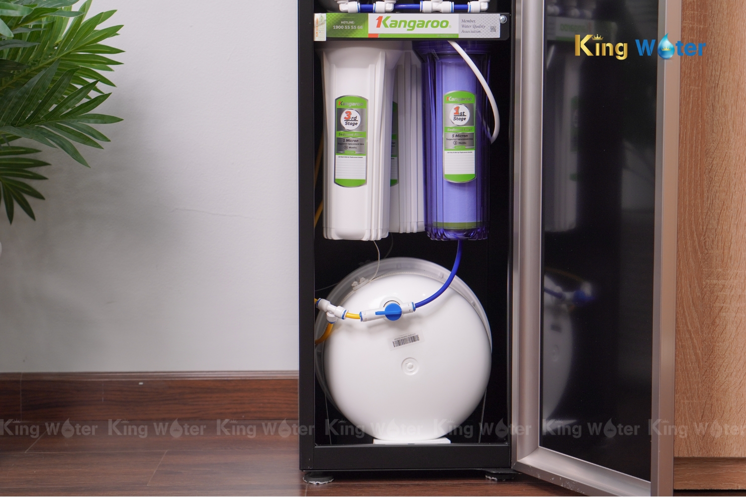 Máy Lọc Nước RO Hydrogen Kangaroo Sumire KG100H | Tủ Đứng 11 Lõi