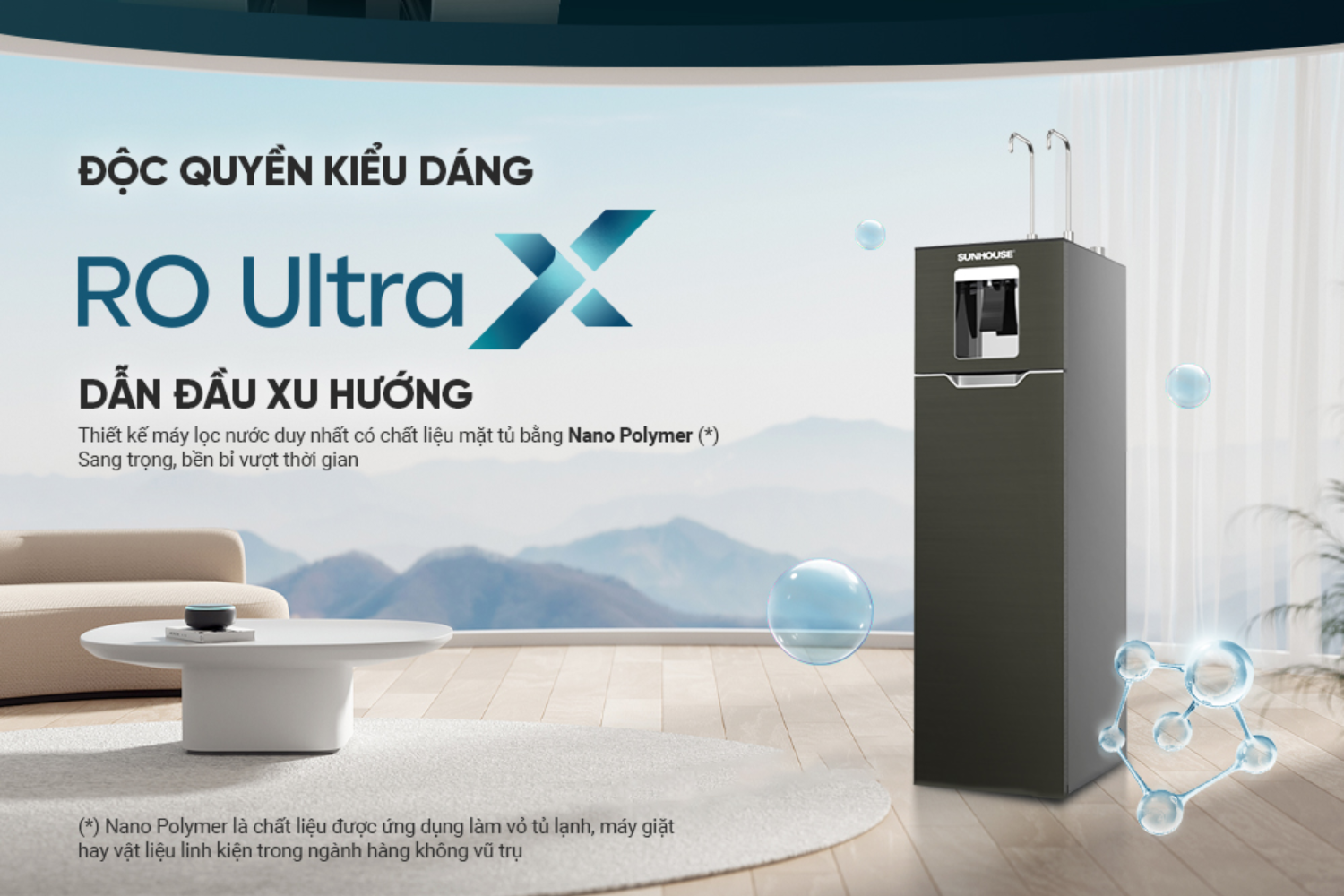Máy Lọc Nước RO Sunhouse SHA76668SH UltraX | Tủ Đứng Nóng - Lạnh 11 Lõi