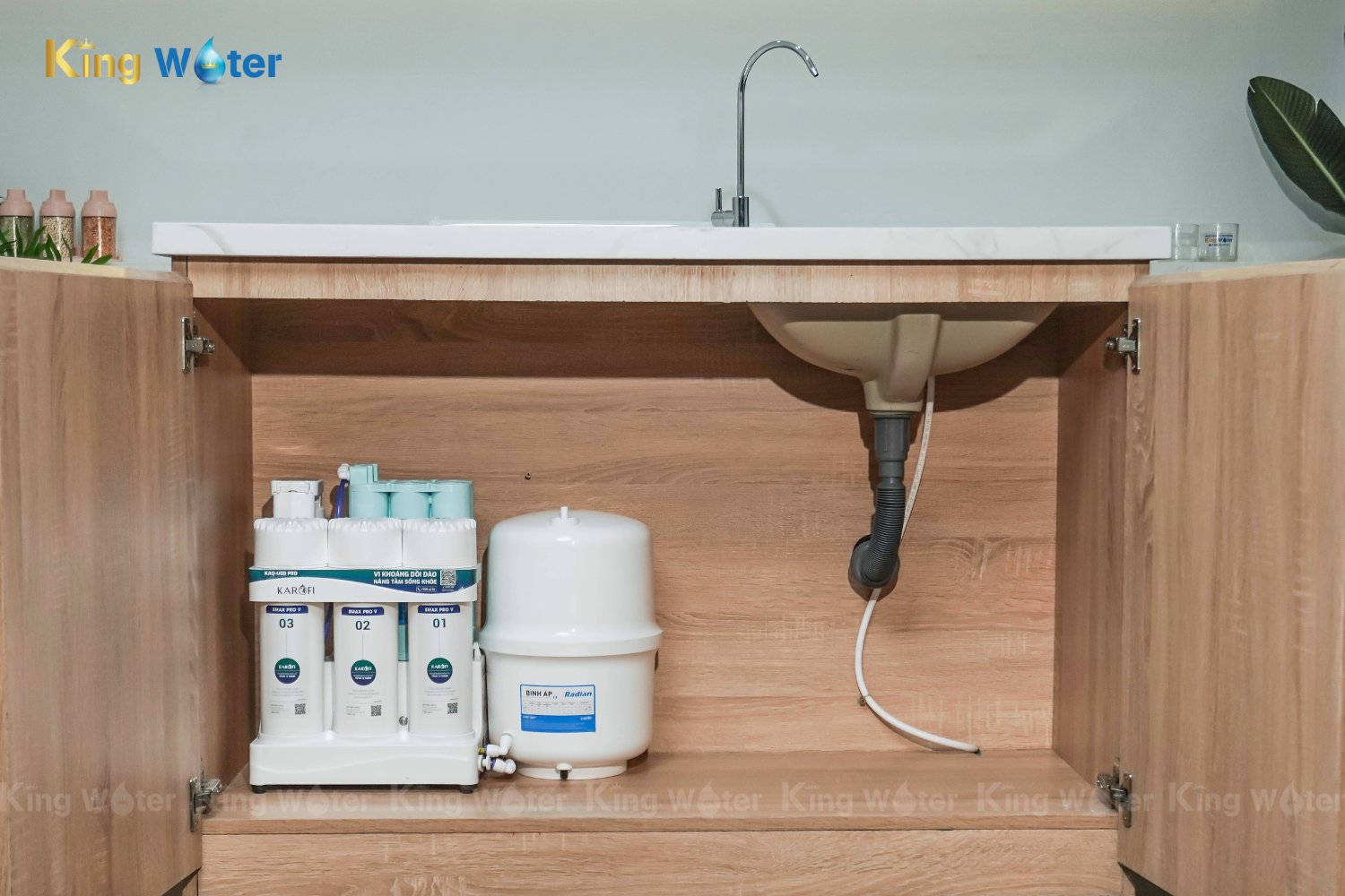 Máy Lọc Nước RO Karofi KAQ-U05 Pro | Âm Tủ 10 Lõi