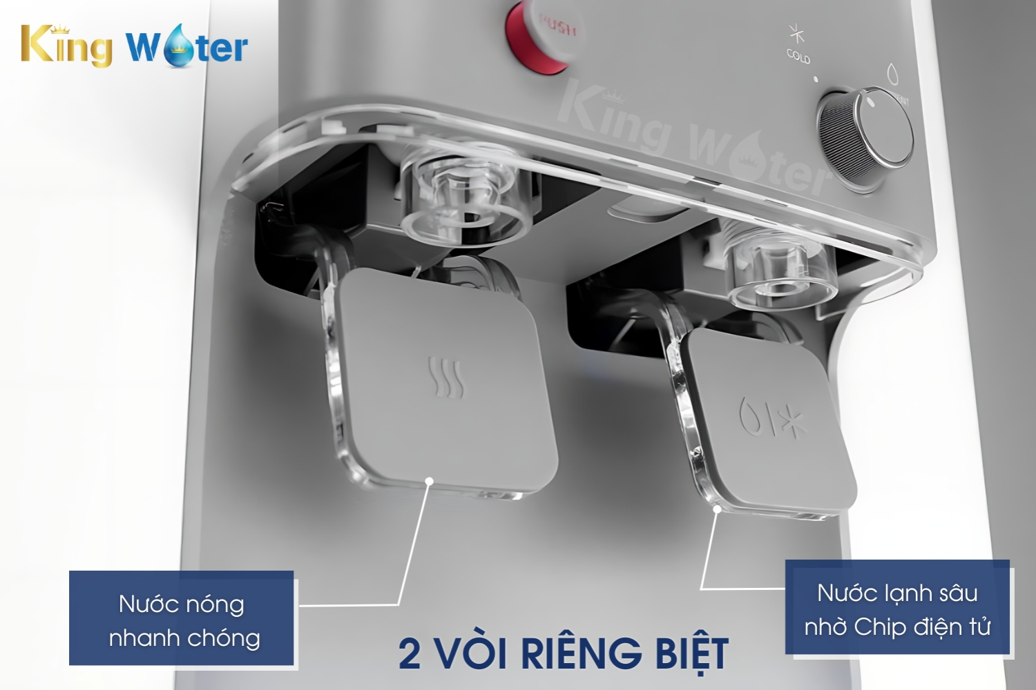 Máy Lọc Nước R.O Nóng Lạnh Coway CHP-18AR | Để Bàn 04 Lõi