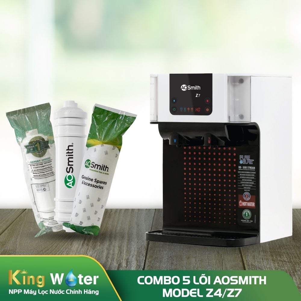 Combo 5 Lõi Lọc Nước AO Smith Z4/Z7