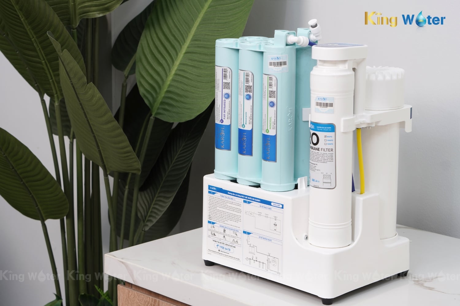 Máy Lọc Nước RO Karofi KAQ-U50K | Để Gầm 10 Lõi