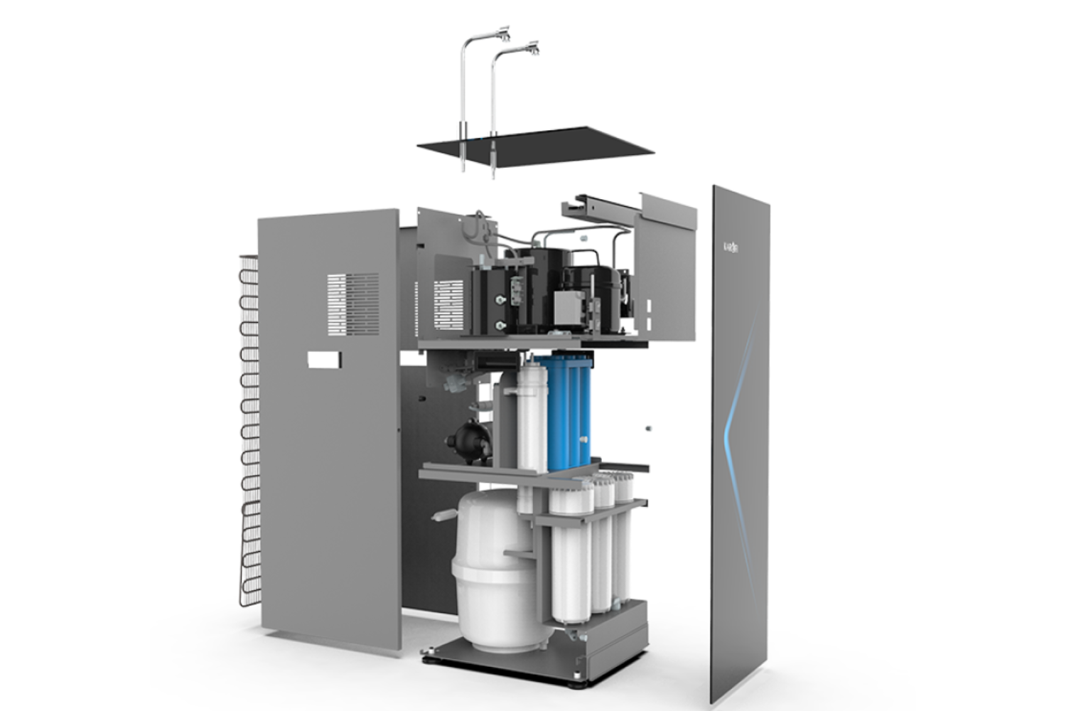 Máy Lọc Nước Nóng Lạnh Karofi KAD-N69 | Tủ Đứng 10 Lõi