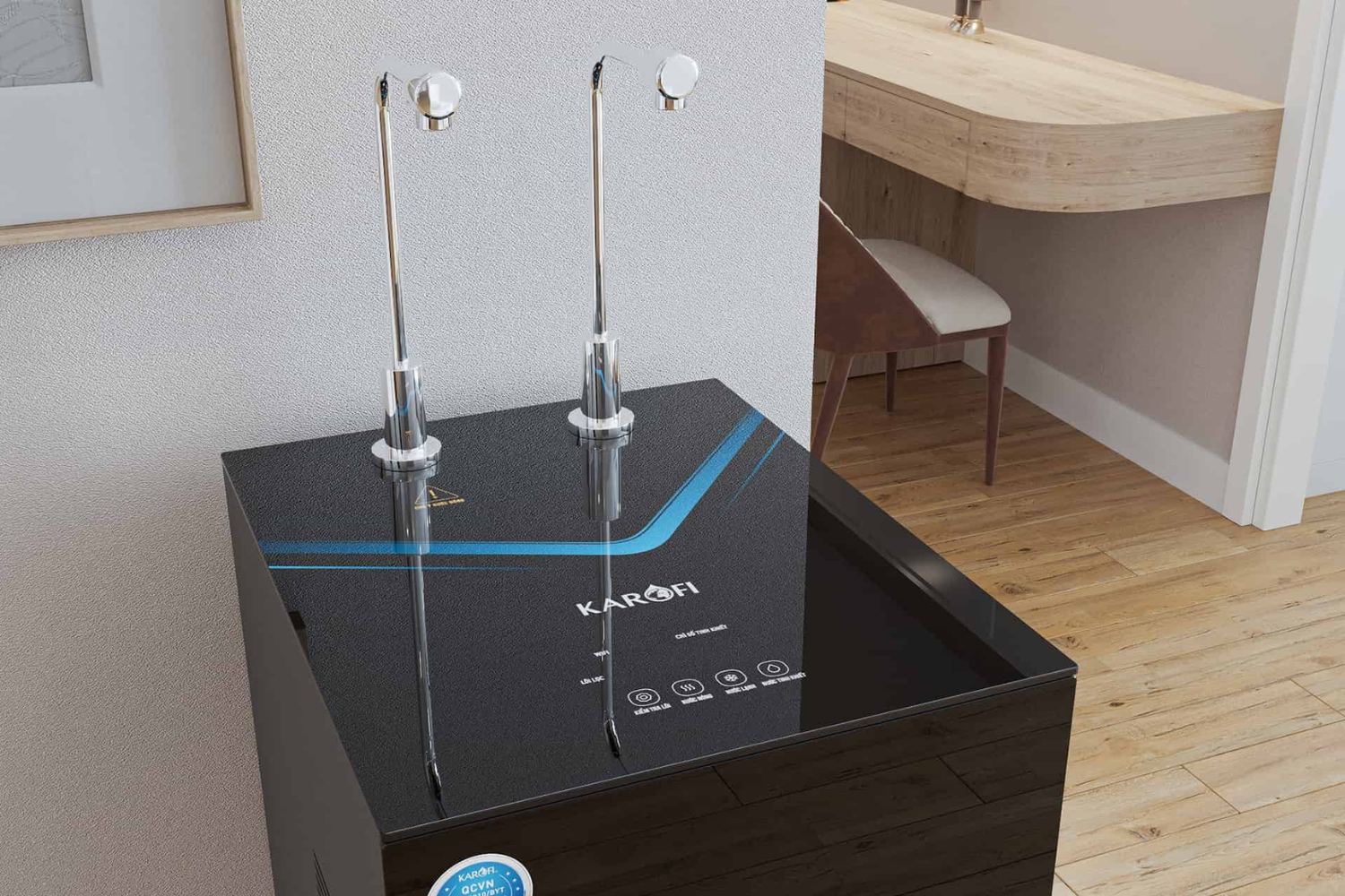 Máy Lọc Nước Nóng Lạnh Karofi KAD-N69 | Tủ Đứng 10 Lõi