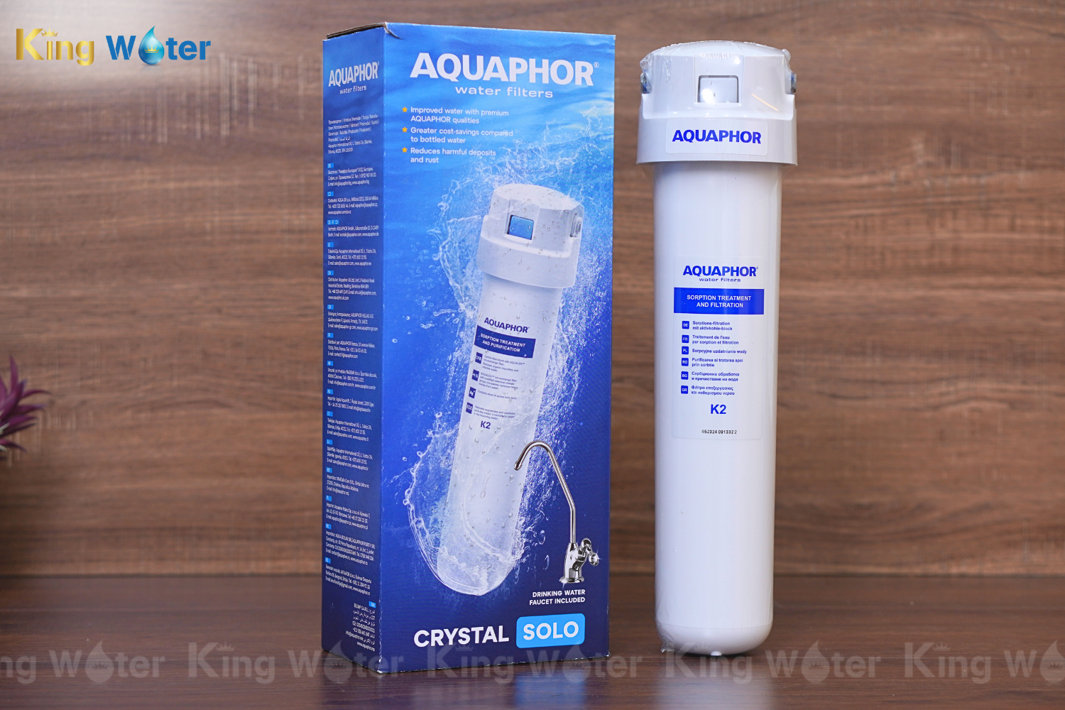 Máy Lọc Nước Aquaphor Crystal Solo | Để Gầm 01 Lõi Nano