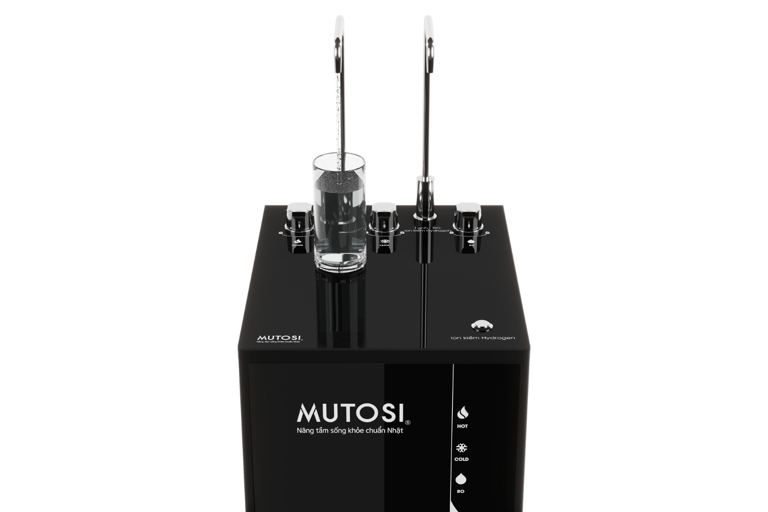 Máy Lọc Nước Nóng Lạnh Mutosi MP-S1021H | Tủ Đứng 10 Lõi Ion Kiềm Hydrogen