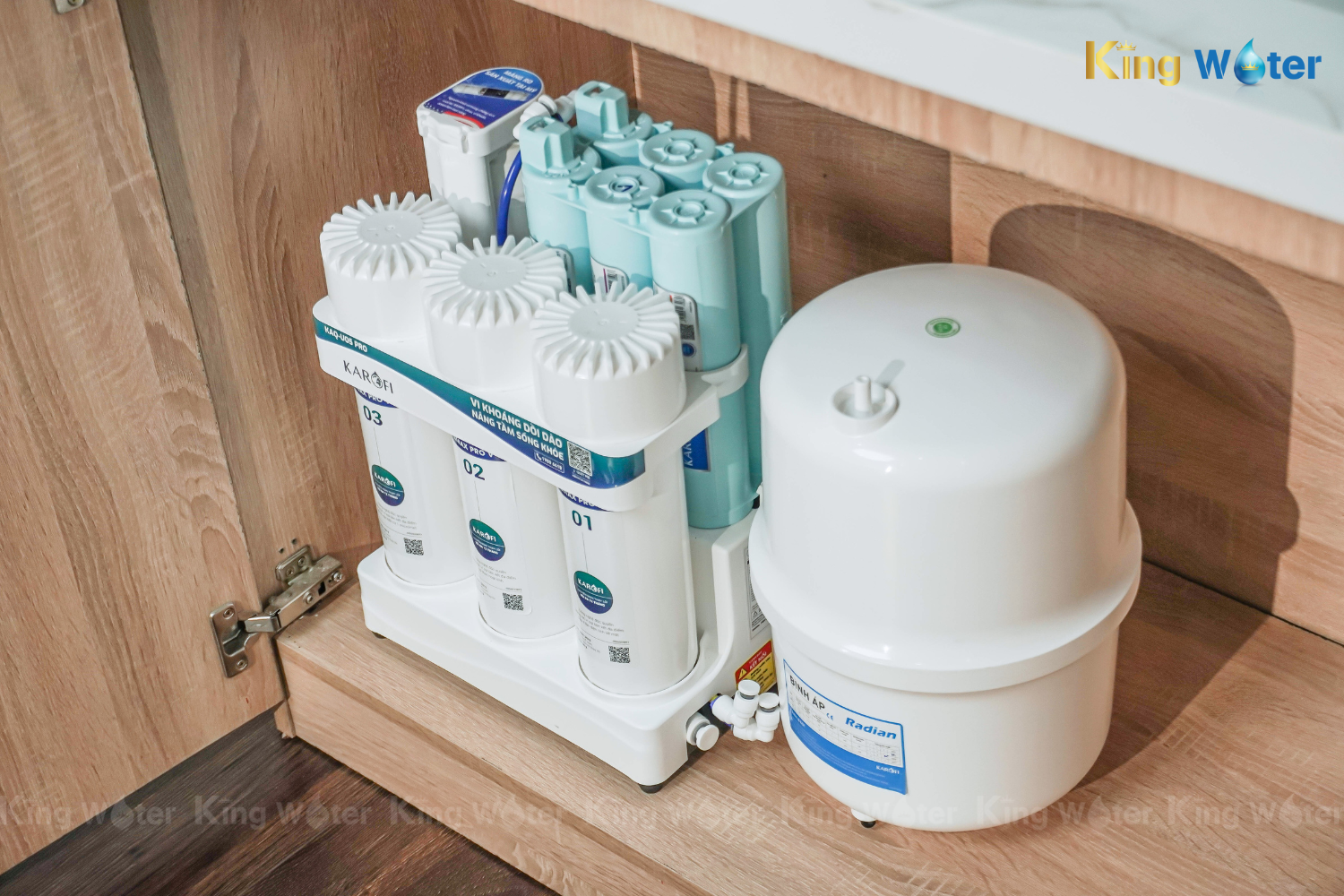Máy Lọc Nước RO Karofi KAQ-U05 Pro | Âm Tủ 10 Lõi