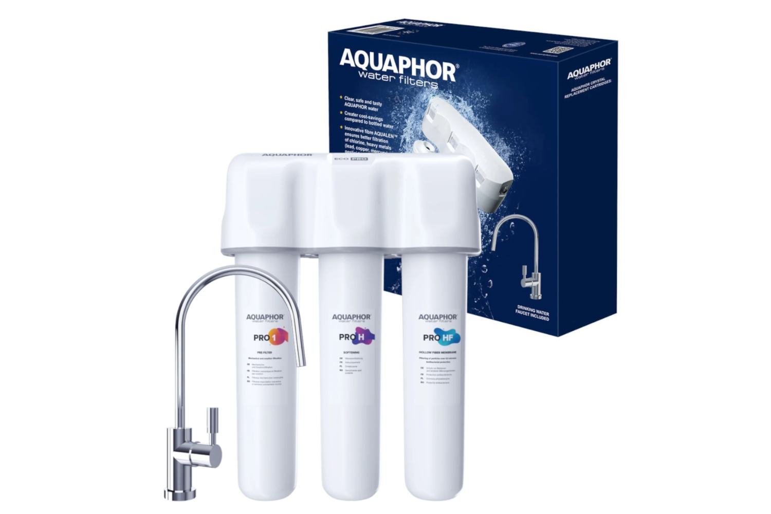 Máy Lọc Nước Aquaphor ECO H Pro | Để Gầm 03 Lõi Nano - UF