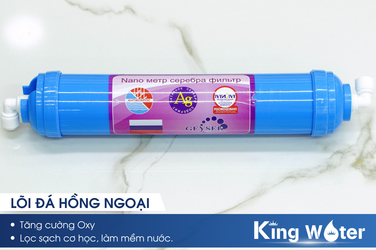 Máy Lọc Nước Nano Geyser TK8 (Liên Doanh) | Để Gầm 08 Lõi Không Điện