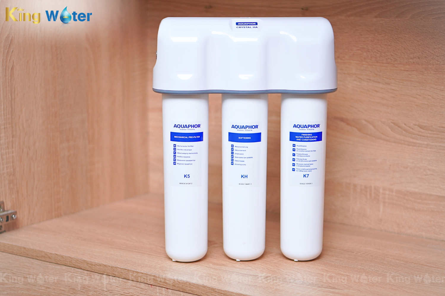 Máy Lọc Nước Aquaphor Crystal HA | Để Gầm 03 Lõi Nano