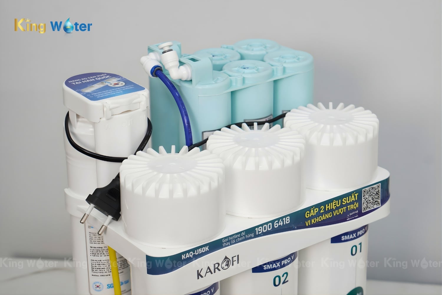 Máy Lọc Nước RO Karofi KAQ-U50K | Để Gầm 10 Lõi