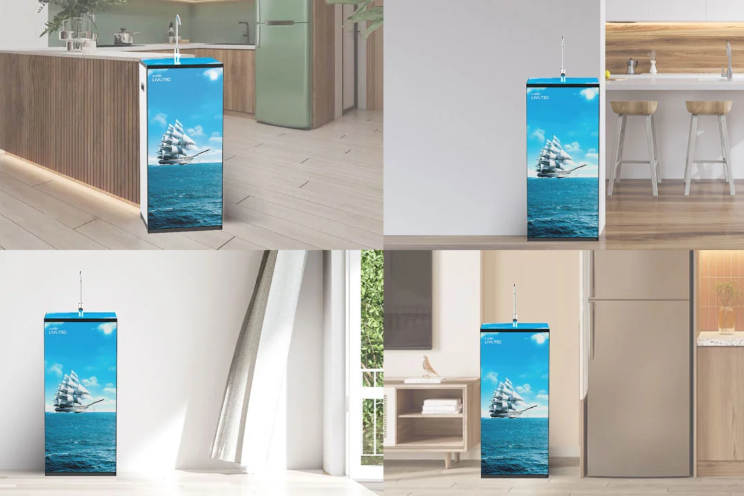 Máy Lọc Nước RO Karofi Livotec 506 | Tủ Đứng 10 Lõi