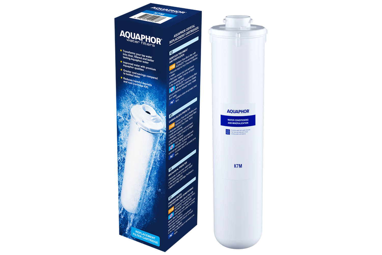 Lõi Bù Khoáng Aquaphor K7M | Lọc Than Khoáng Đá