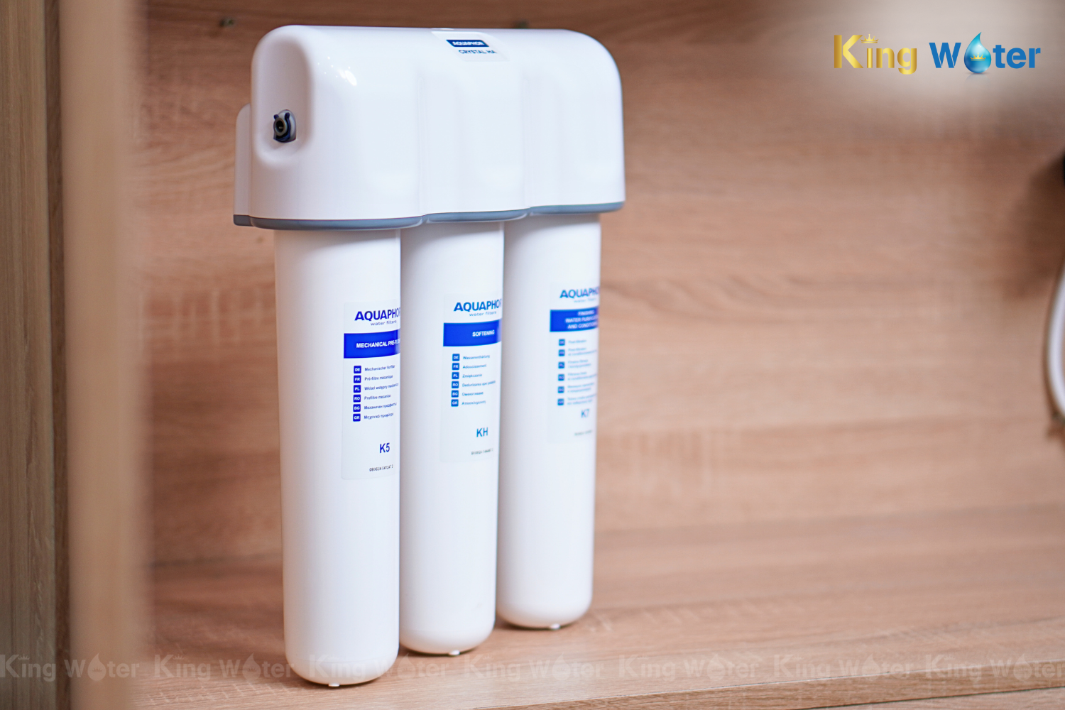 Máy Lọc Nước Aquaphor Crystal HA | Để Gầm 03 Lõi Nano