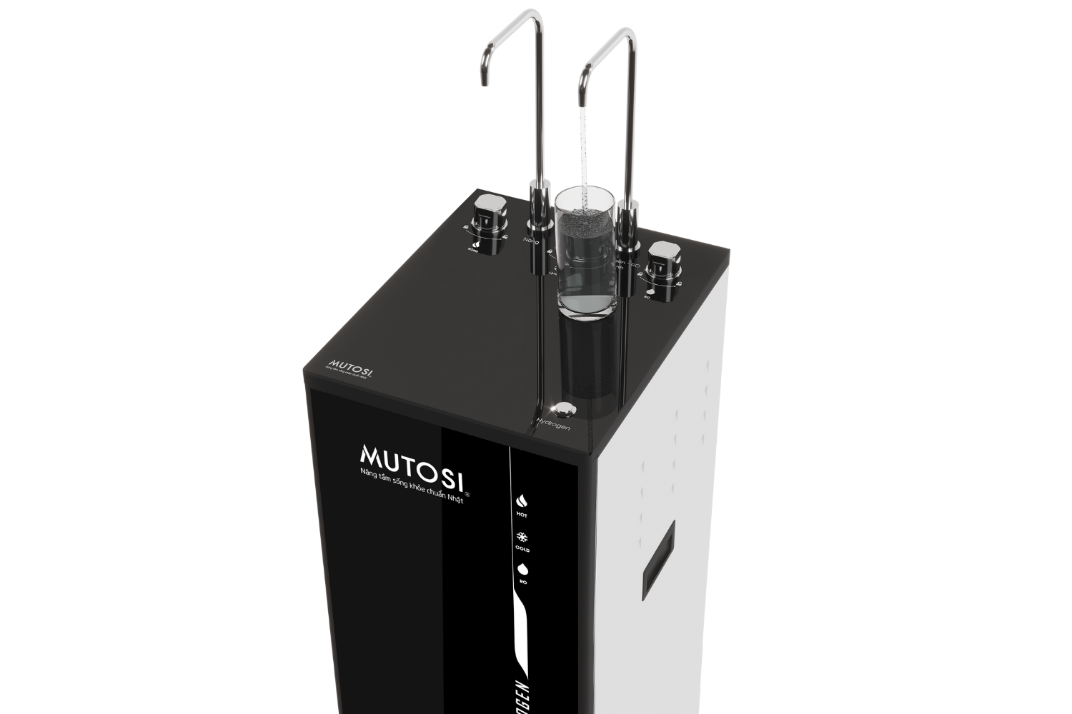 Máy Lọc Nước Ion Kiềm Hydrogen Mutosi MP-S109H | Tủ Đứng Nóng Lạnh 10 Lõi