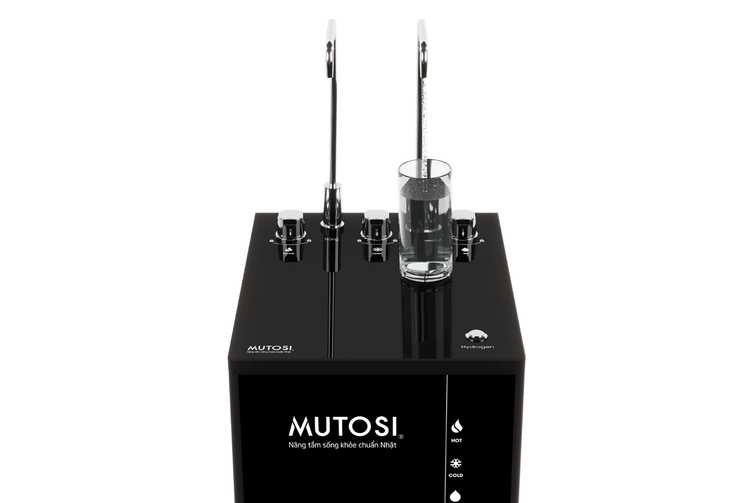 Máy Lọc Nước Ion Kiềm Hydrogen Mutosi MP-S109H | Tủ Đứng Nóng Lạnh 10 Lõi