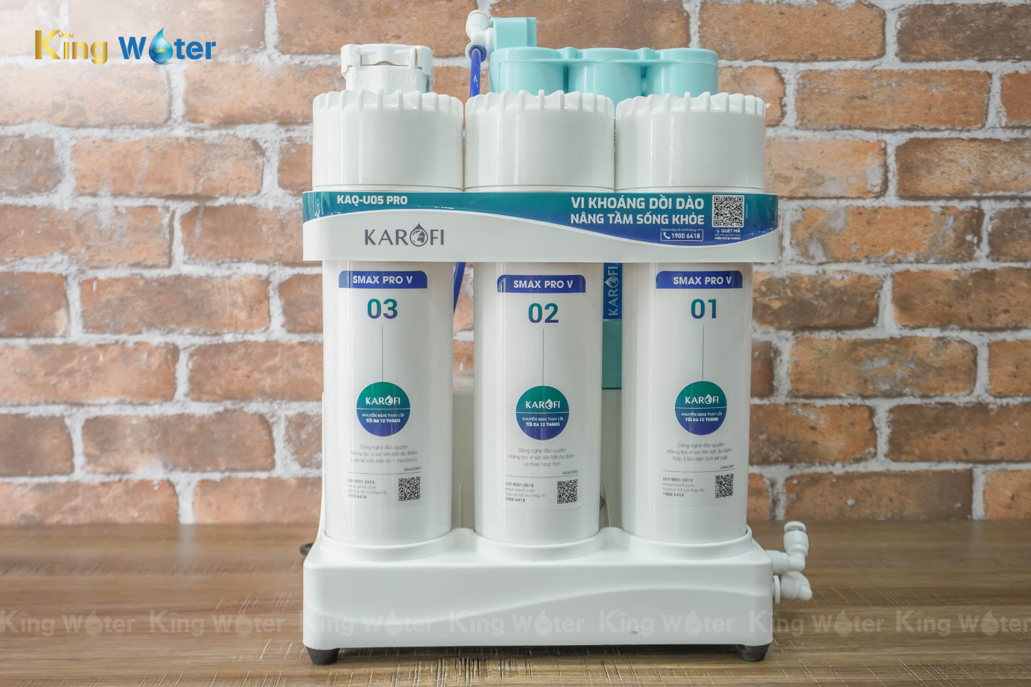 Máy Lọc Nước RO Karofi KAQ-U05 Pro | Âm Tủ 10 Lõi