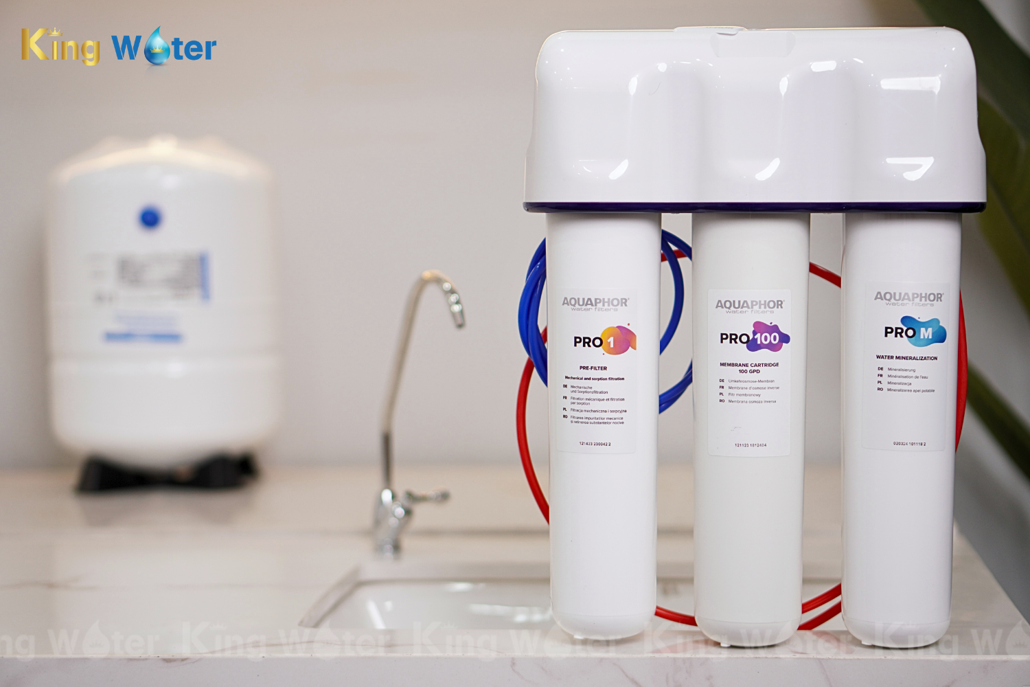 Máy Lọc Nước RO Aquaphor Osmo Pro 100 | Để Gầm 03 Lõi